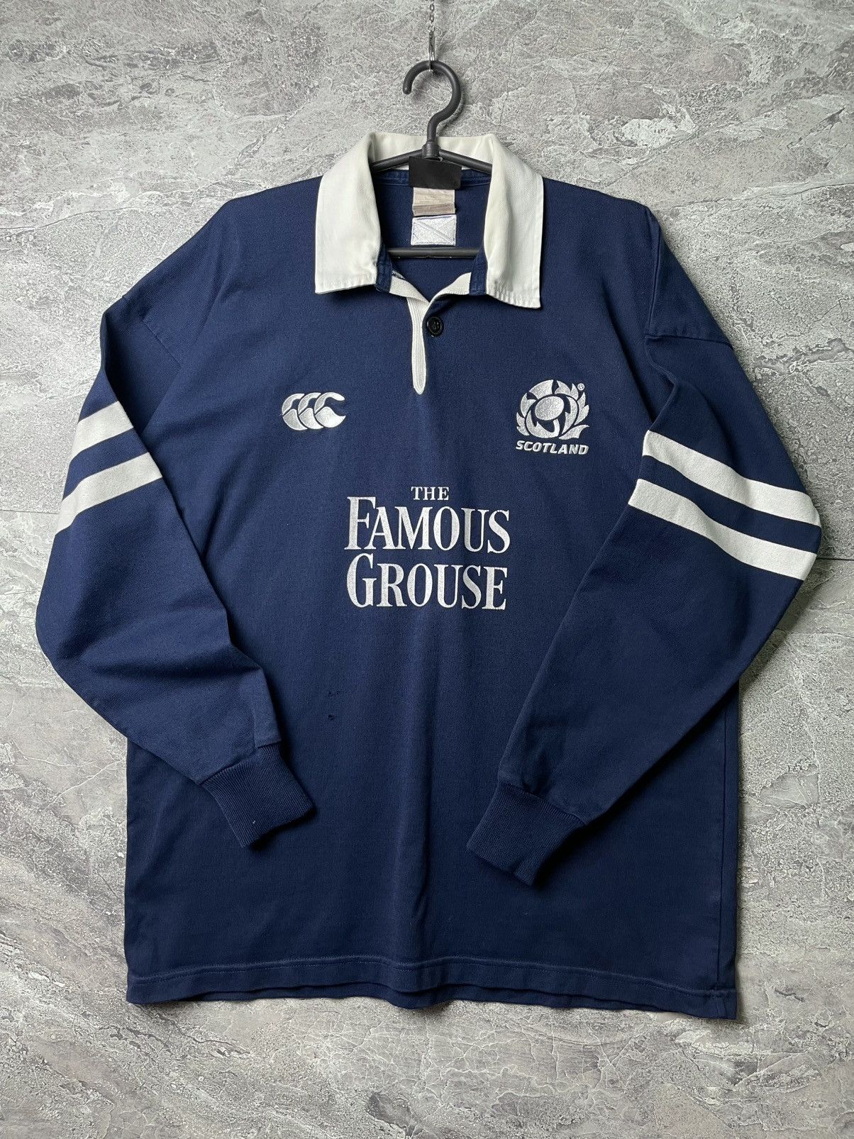 Canterbury of New Zealand Canterbury Of New Zealand Scotland Rugby t shirt long sleeve Size US L / EU 52-54 / 3 - 1 Thumbnail