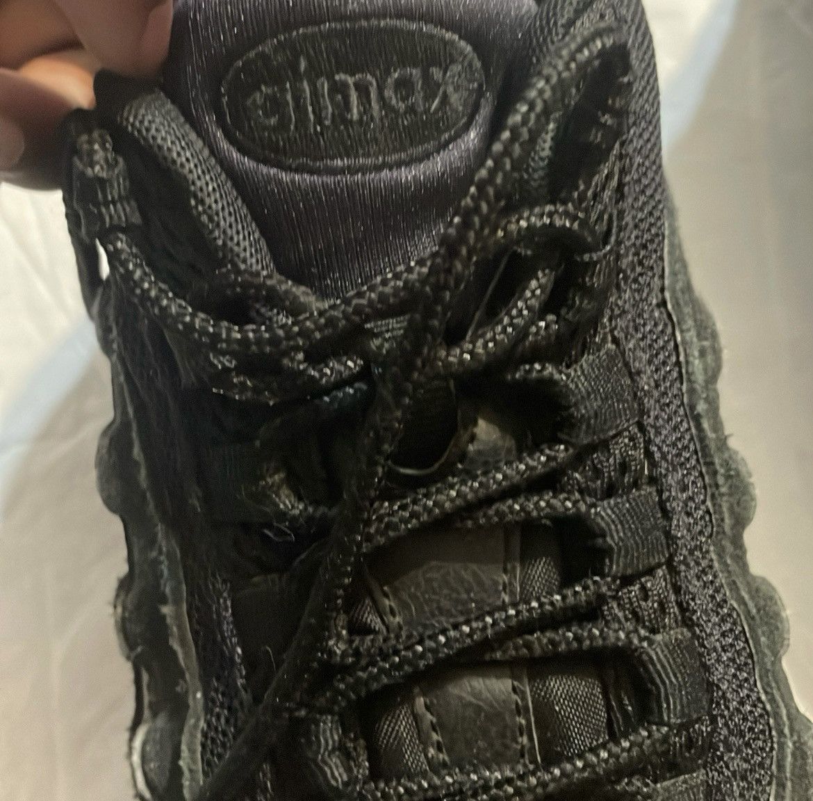 Nike Nike Air Max 95 Recraft GS Triple Black CJ3906-001 Sneakers. Size US 8.5 / IT 38.5 - 6 Thumbnail