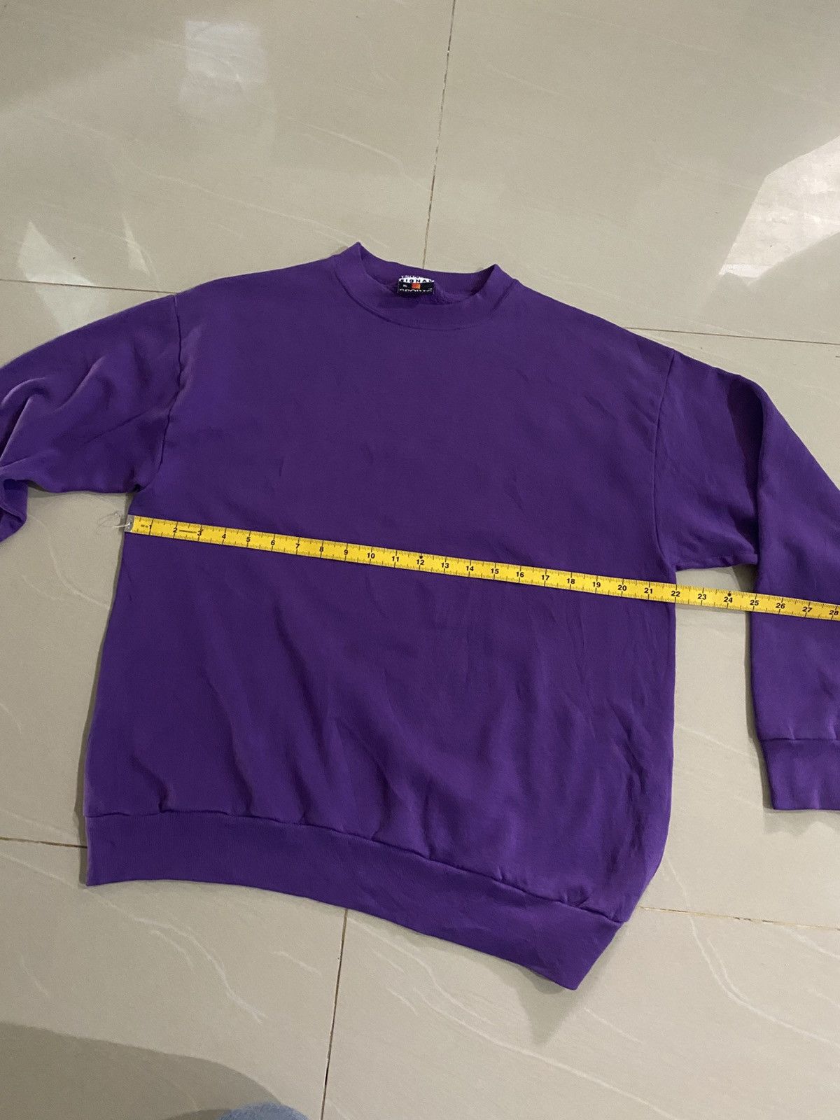 Vintage 90s Sweatshirt Purple Signal Tag Usa Size US L / EU 52-54 / 3 - 6 Thumbnail
