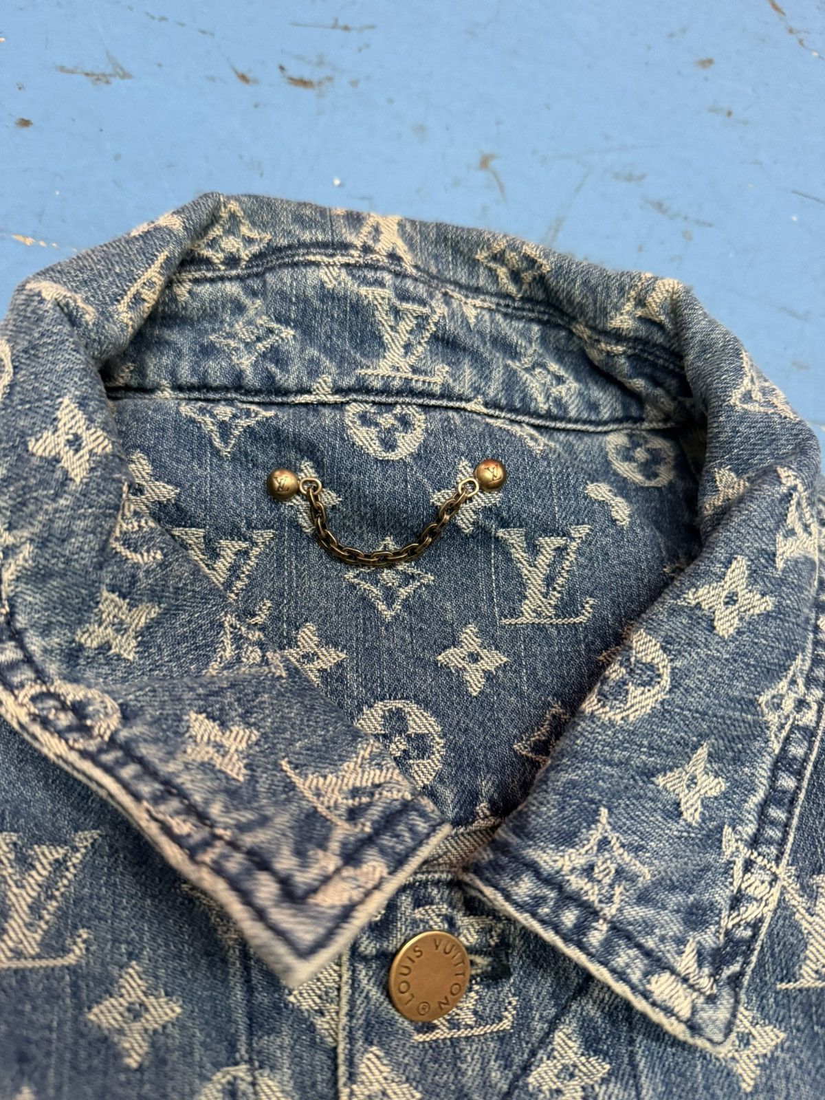 Louis Vuitton × Supreme LOUIS VUITTON X SUPREME DENIM JACKET Size US L / EU 52-54 / 3 - 4 Thumbnail