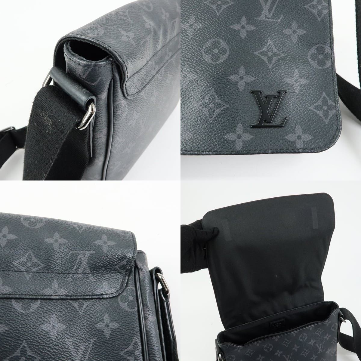 Louis Vuitton Louis Vuitton Monogram Eclipse District PM Crossbody Bag Size ONE SIZE - 6 Thumbnail