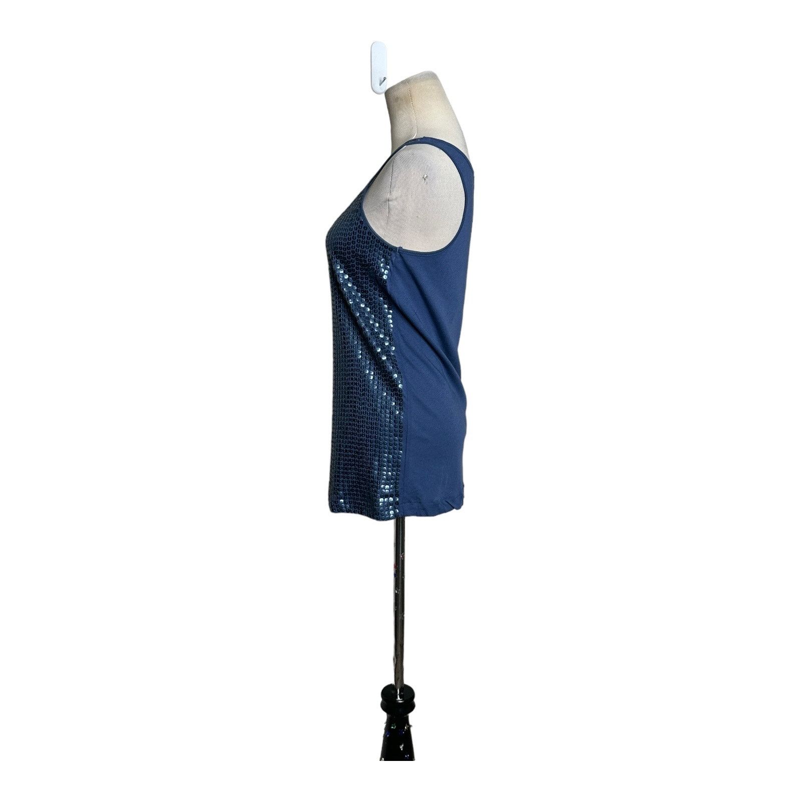 J.Crew J. Crew blue sequins tank top size XS Size XS / US 0-2 / IT 36-38 - 7 Thumbnail