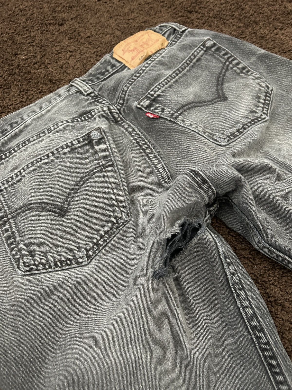 Levi's × Vintage Grey Levi 501’s Size US 31 - 5 Thumbnail