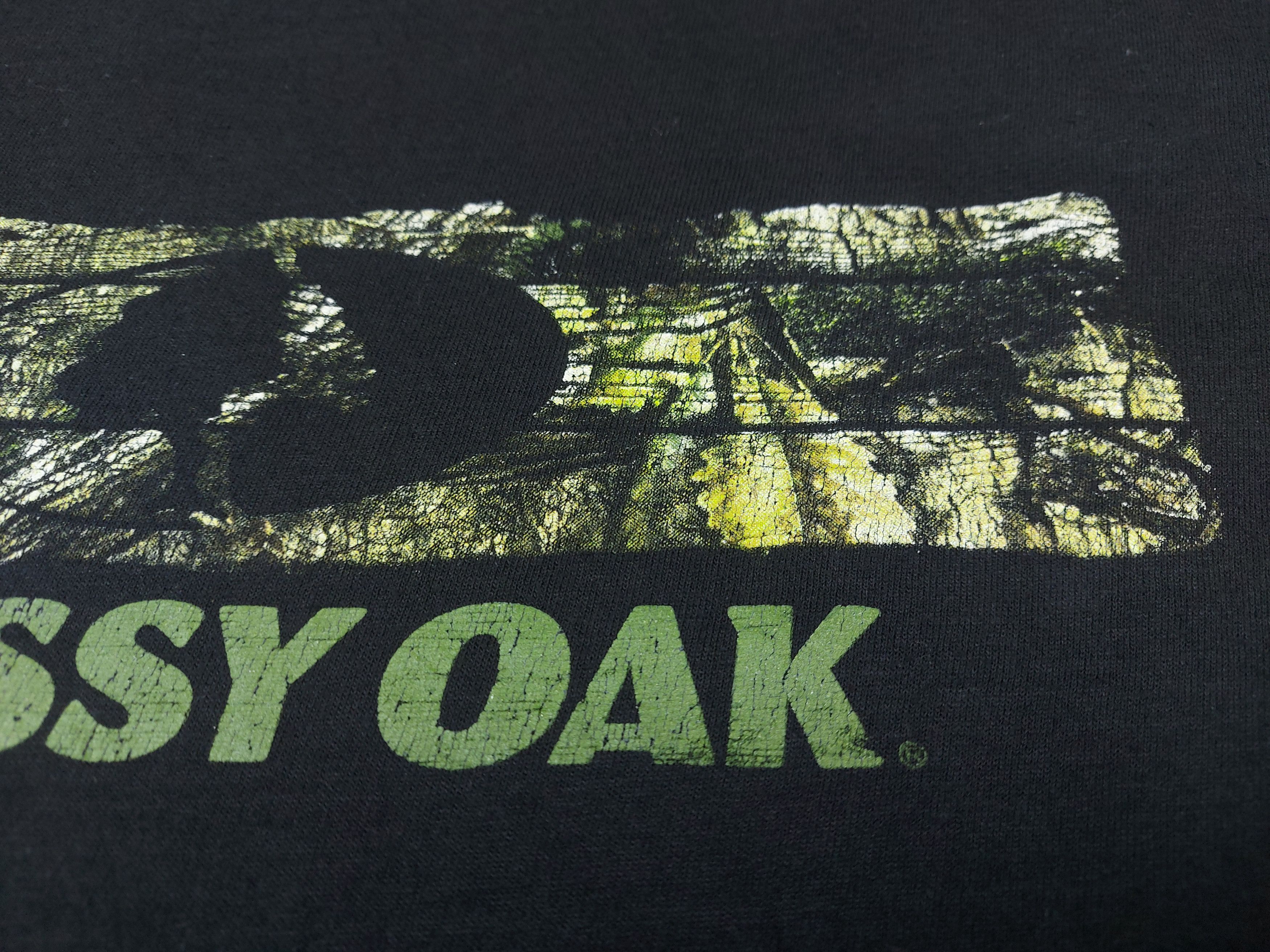 Mossy Oaks Mossy Oak Camouflage logo Short Sleeve Black T-Shirt Size US L / EU 52-54 / 3 - 4 Thumbnail