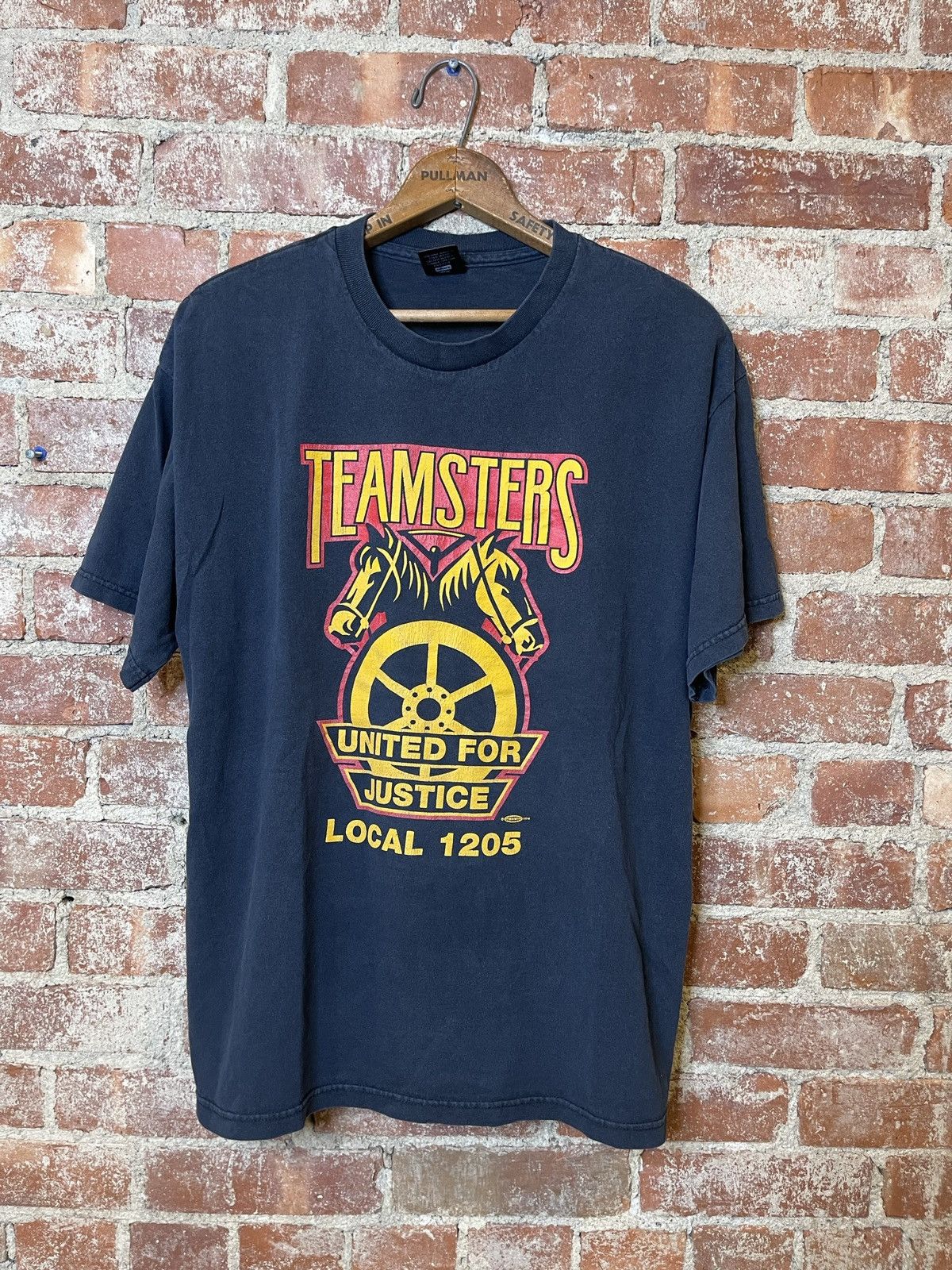 Rap Tees × Vintage Teamsters Jimmy Hoffa Vintage Mafia Mob Sopranos T-Shirt Size US L / EU 52-54 / 3 - 6 Thumbnail