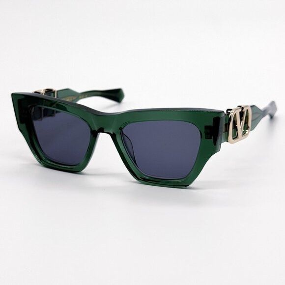 Valentino NEW VALENTINO SUNGLASSES VLS-166D GREEN WOMEN CAT EYE EYEWEA Size ONE SIZE - 2 Thumbnail