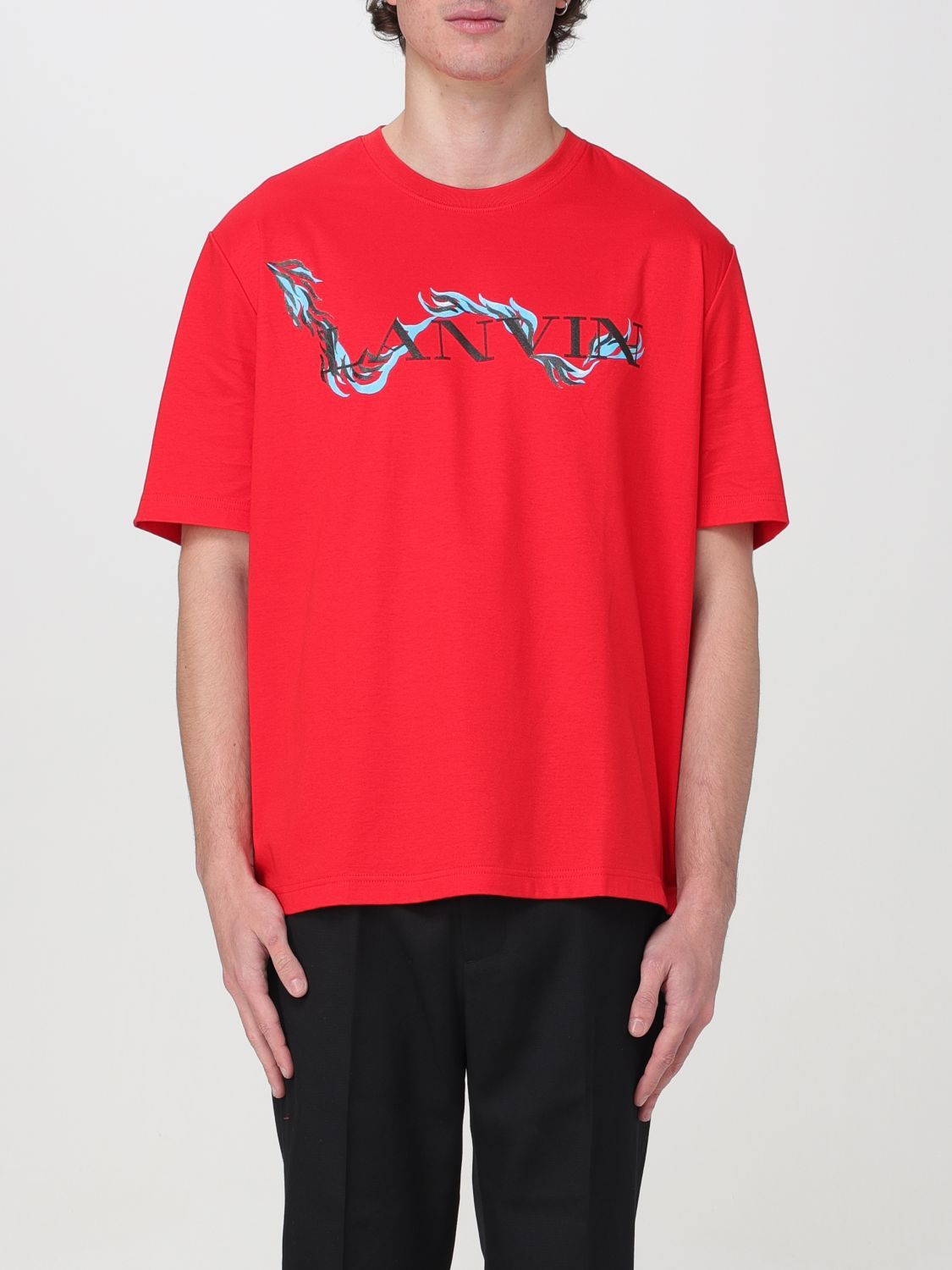 image of Lanvin T-Shirt Men Red (Size Medium)