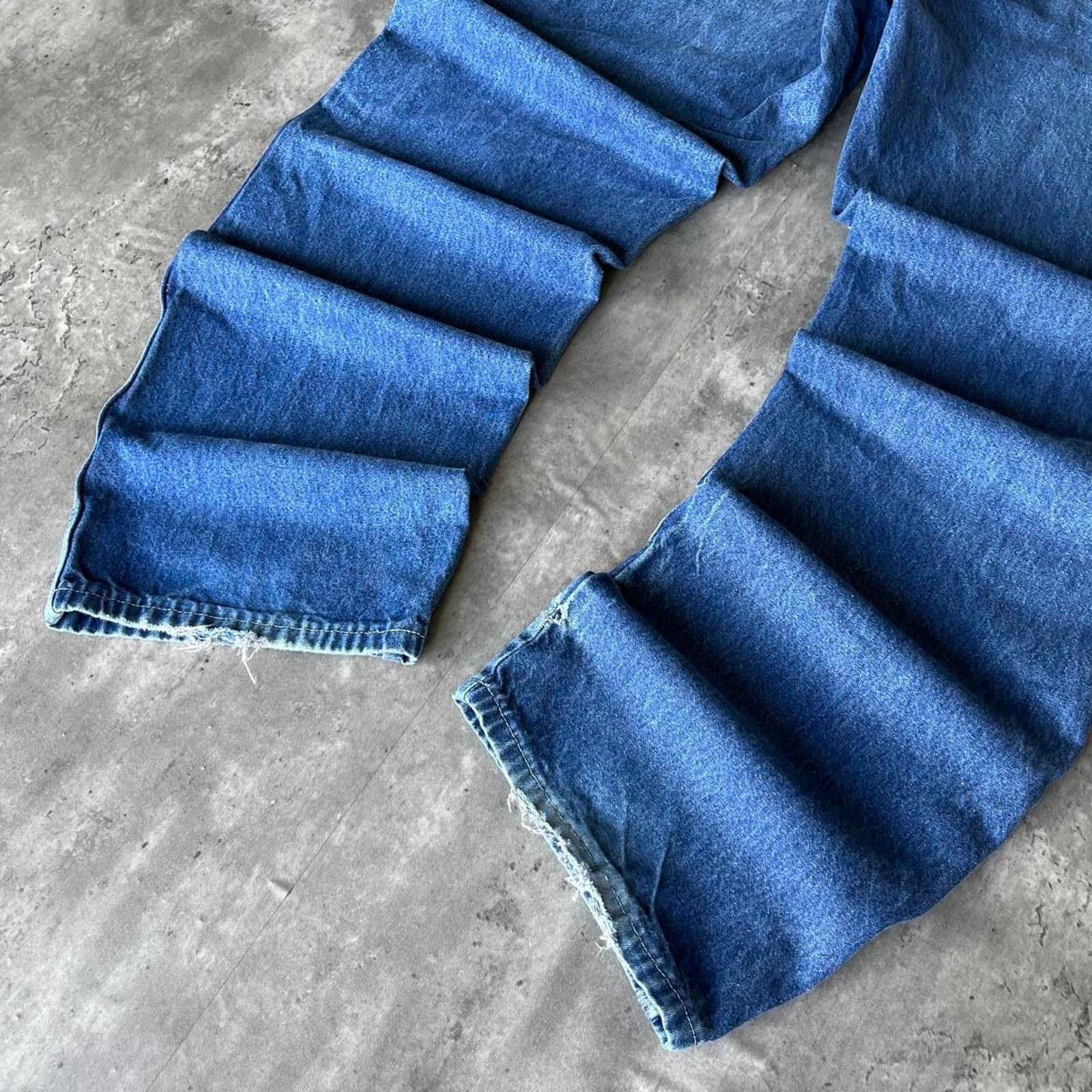 Carhartt × Dickies × Vintage Crazy Y2K Dickies Baggy Carpenter Denim Dungaree Jeans Size US 38 / EU 54 - 3 Thumbnail