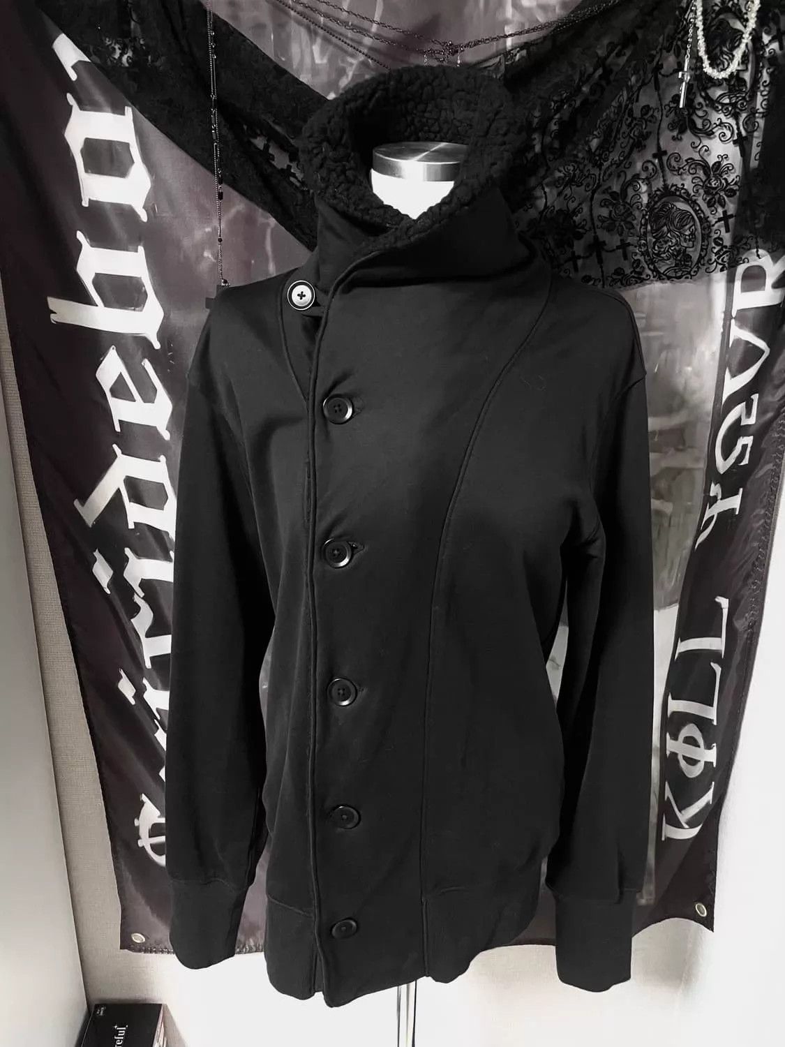 Y-3 Y-3 Vintage Wool Deconstructed Dark Minimal Unisex Jacket Size US M / EU 48-50 / 2 - 1 Thumbnail