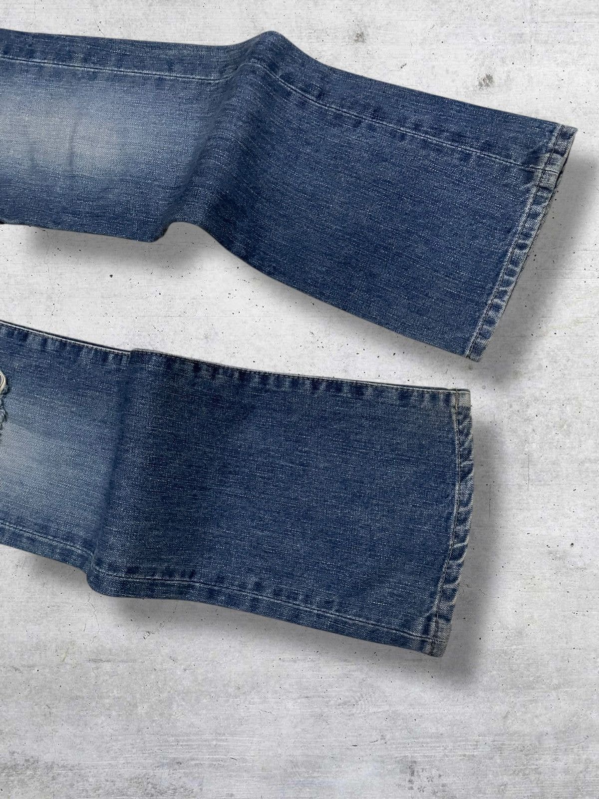 Japanese Brand VINTAGE RNA PUNK JAPAN OG 90S DESIGNER FLARED RIPPED DENIM Size US 28 / EU 44 - 5 Thumbnail