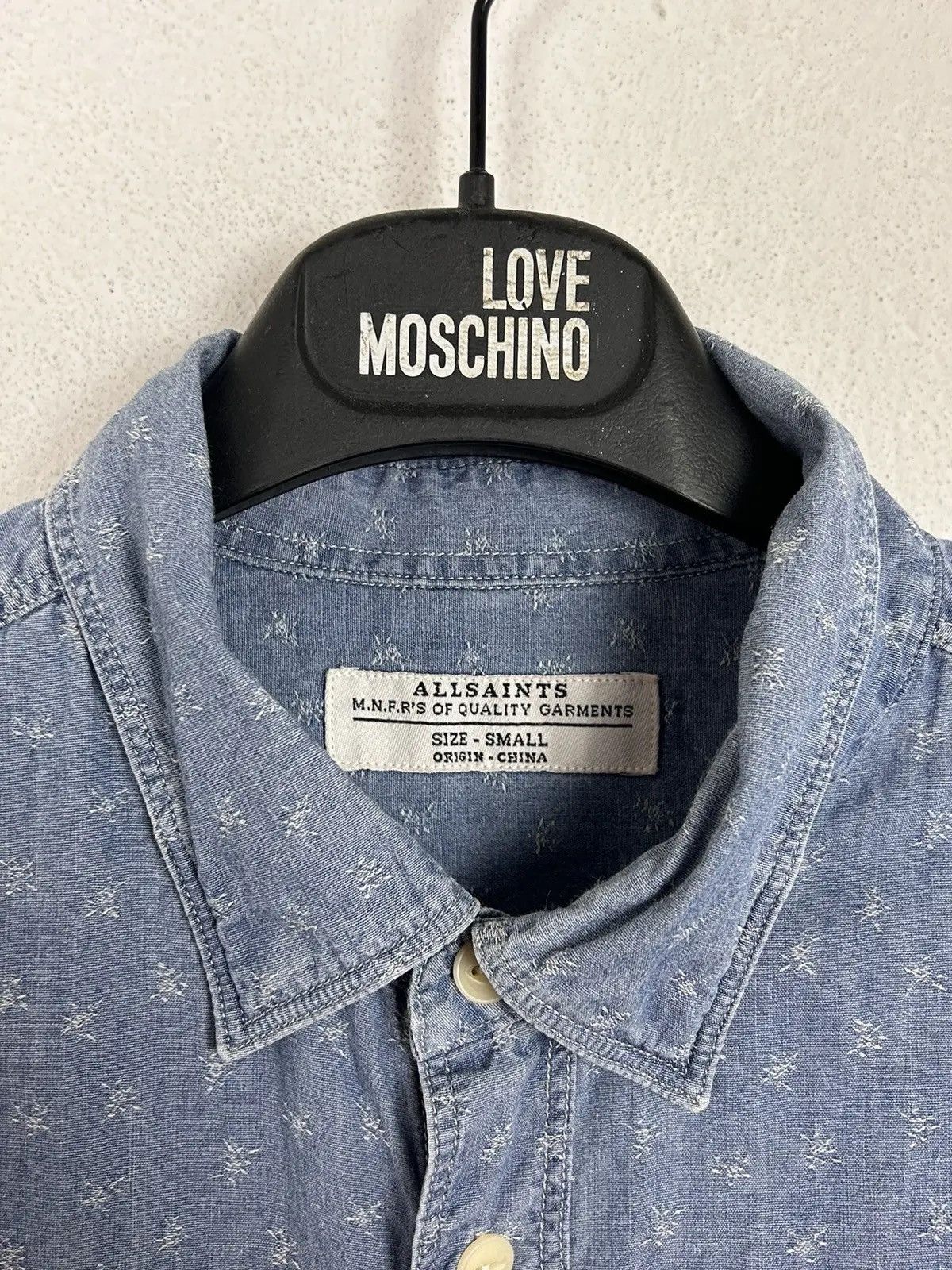 Allsaints Allsaints Nytorg Short Sleeve Allover Pattern Shirt Size US S / EU 44-46 / 1 - 8 Thumbnail