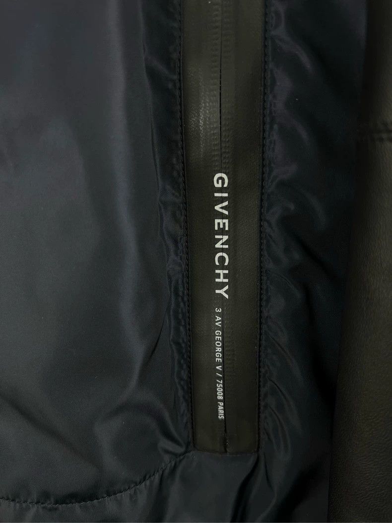 Givenchy Givenchy Size52 Back Logo Mixed Leather Jacket Size US M / EU 48-50 / 2 - 3 Thumbnail
