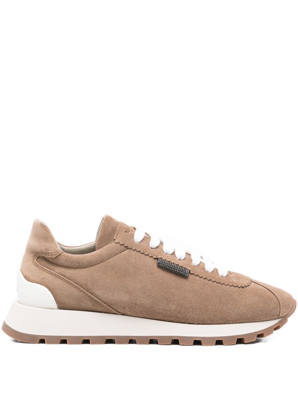Brunello Cucinelli LEATHER SNEAKERS Size US 9 / IT 39 - 1 Thumbnail