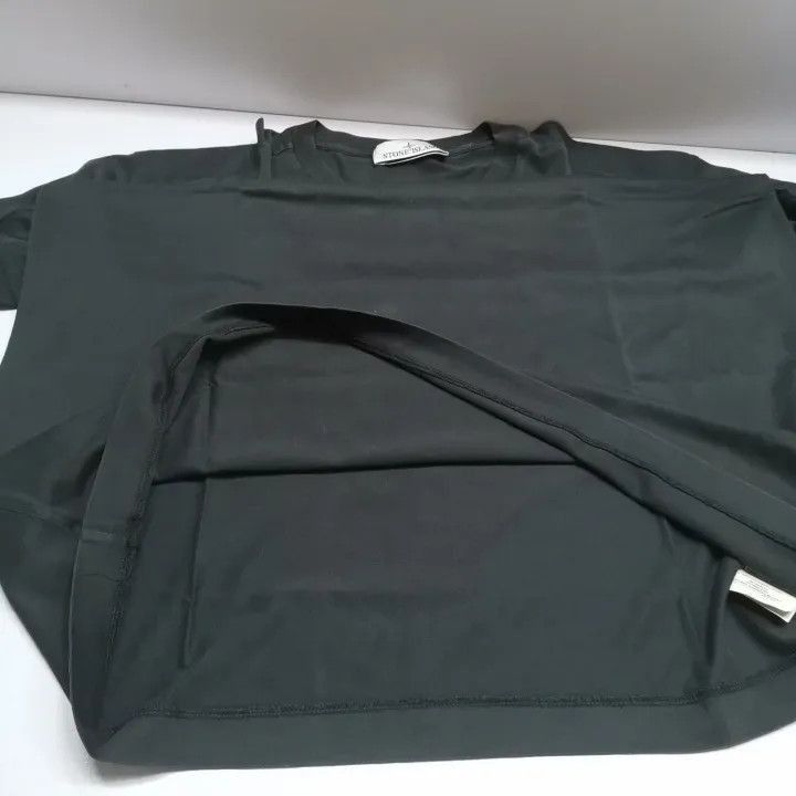 Stone Island Stone Island Black Cleanfit Logo TShirt -2506 Size US XL / EU 56 / 4 - 5 Thumbnail