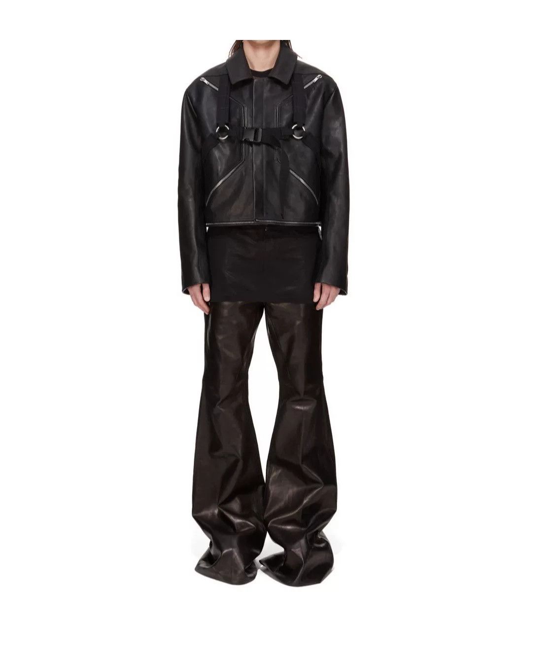 Rick Owens Rick Owens 25FW Blixa Max Leather Coat Size US M / EU 48-50 / 2 - 7 Thumbnail