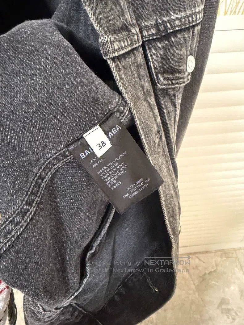 Balenciaga Balenciaga Brand logo denim jacket Size XS / US 0-2 / IT 36-38 - 3 Thumbnail