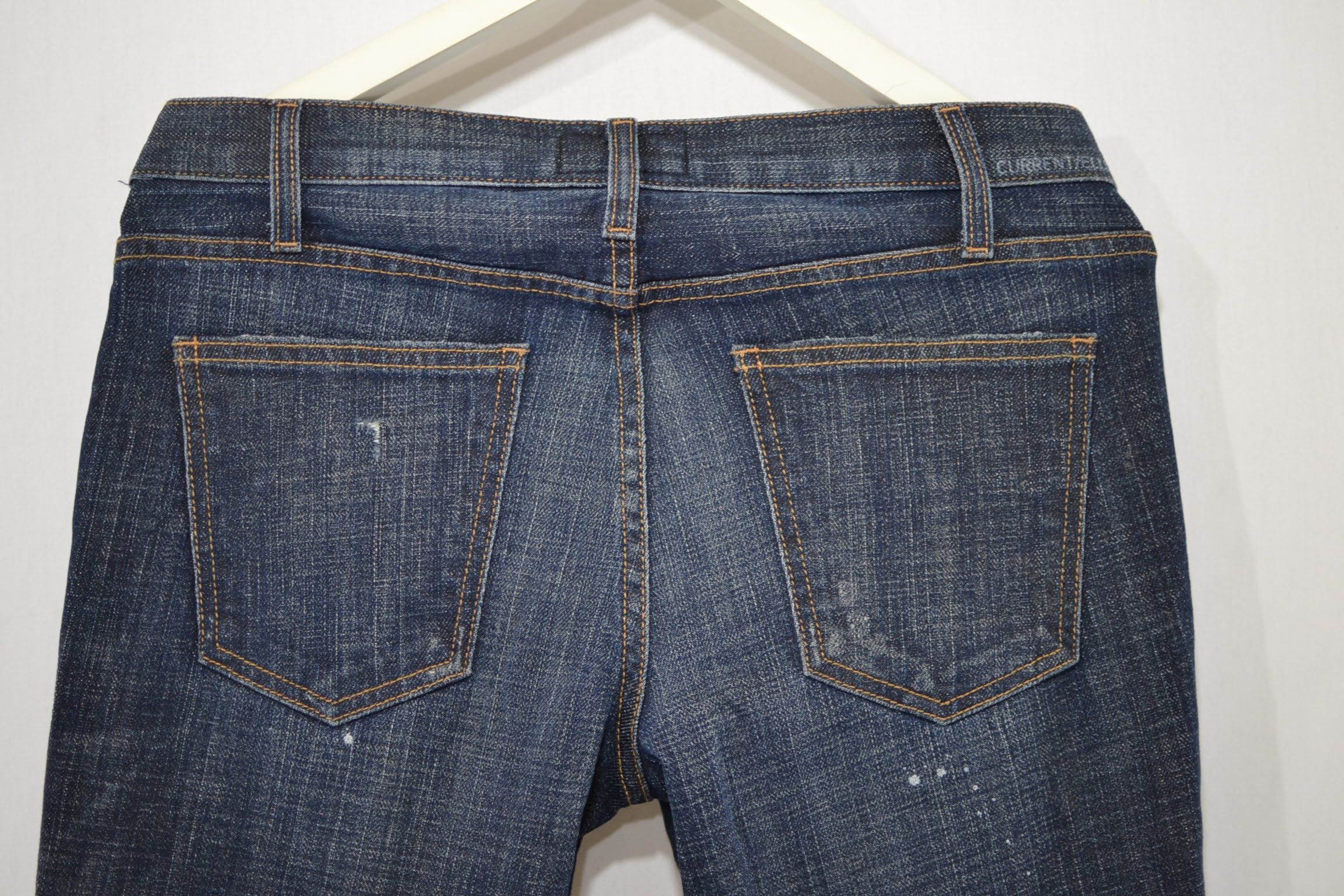 Current/Elliot Pre Distressed The Skinny Loved Destroy Jeans Size 27" / US 4 / IT 40 - 8 Thumbnail