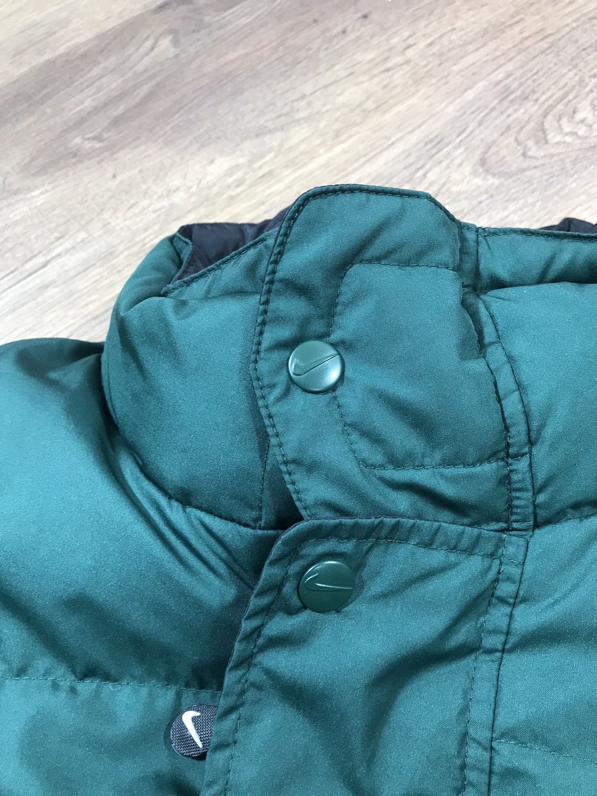 Nike × Vintage Very Rare Vintage Nike Big Swoosh Down Puffer Jacket 90s Size US M / EU 48-50 / 2 - 5 Thumbnail