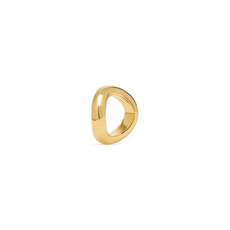 Balenciaga o1bcso1str1125 Size: OS / Loop Ring in Gold Size ONE SIZE - 1 Thumbnail