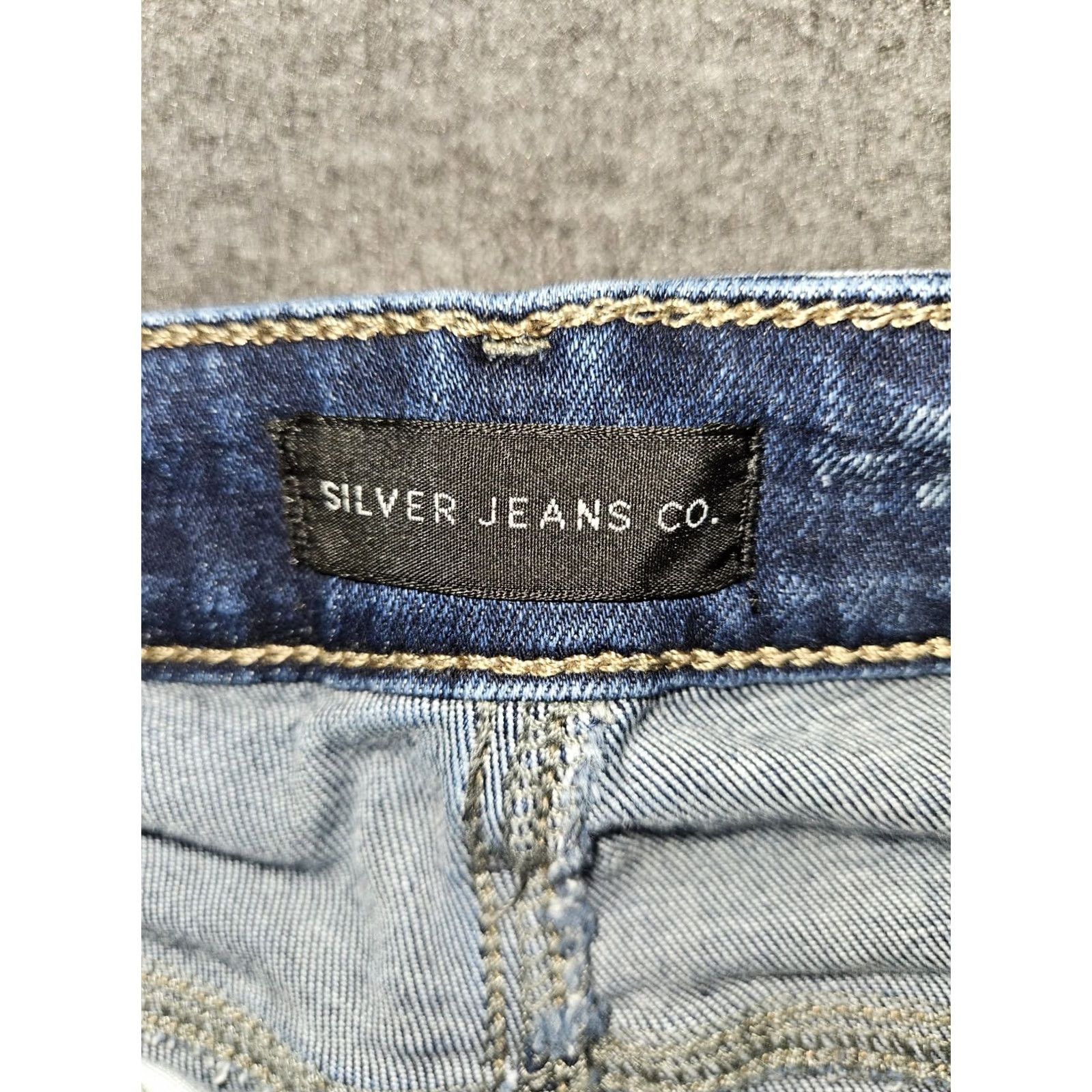 Silver Jeans Co. Silver Jeans Co Women's Bootcut Jeans 27 Regular Inseam 31 Blue Denim Stretch Infinite Fit Size 27" / US 4 / IT 40 - 2 Thumbnail