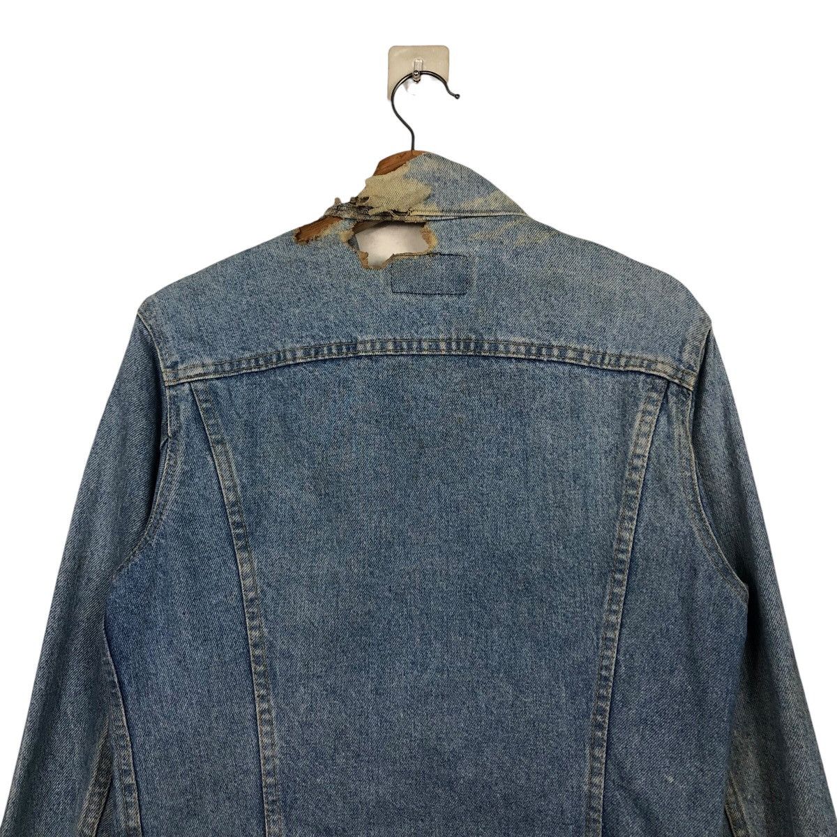 Levi's 📌Vintage Trucker Denim Jacket Distressed Levi's Made in Usa Size US M / EU 48-50 / 2 - 10 Thumbnail