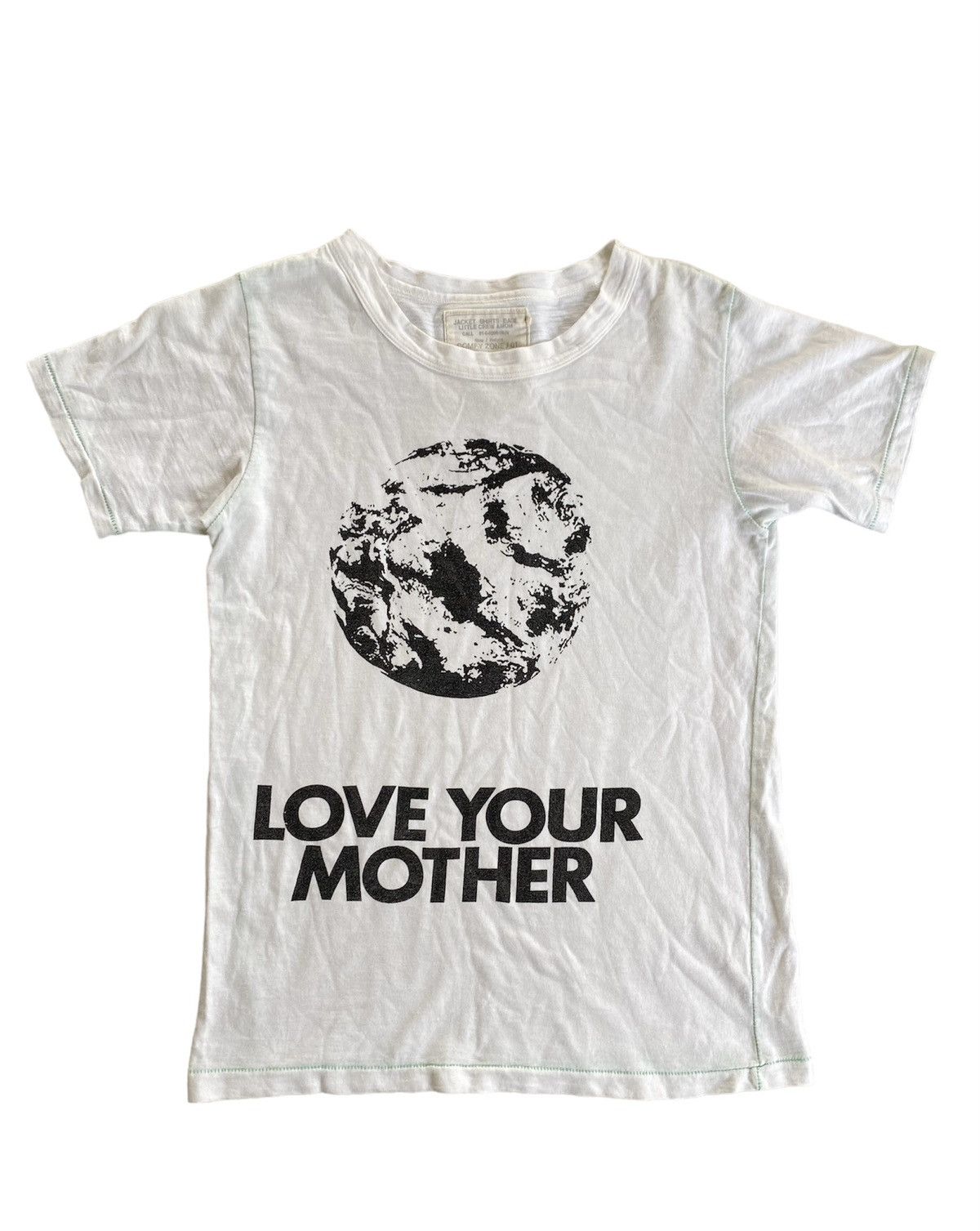 image of If Six Was Nine x Yasuyuki Ishii Go To Hollywood Japan Love You Mother Poem Tee in White (Size XS)