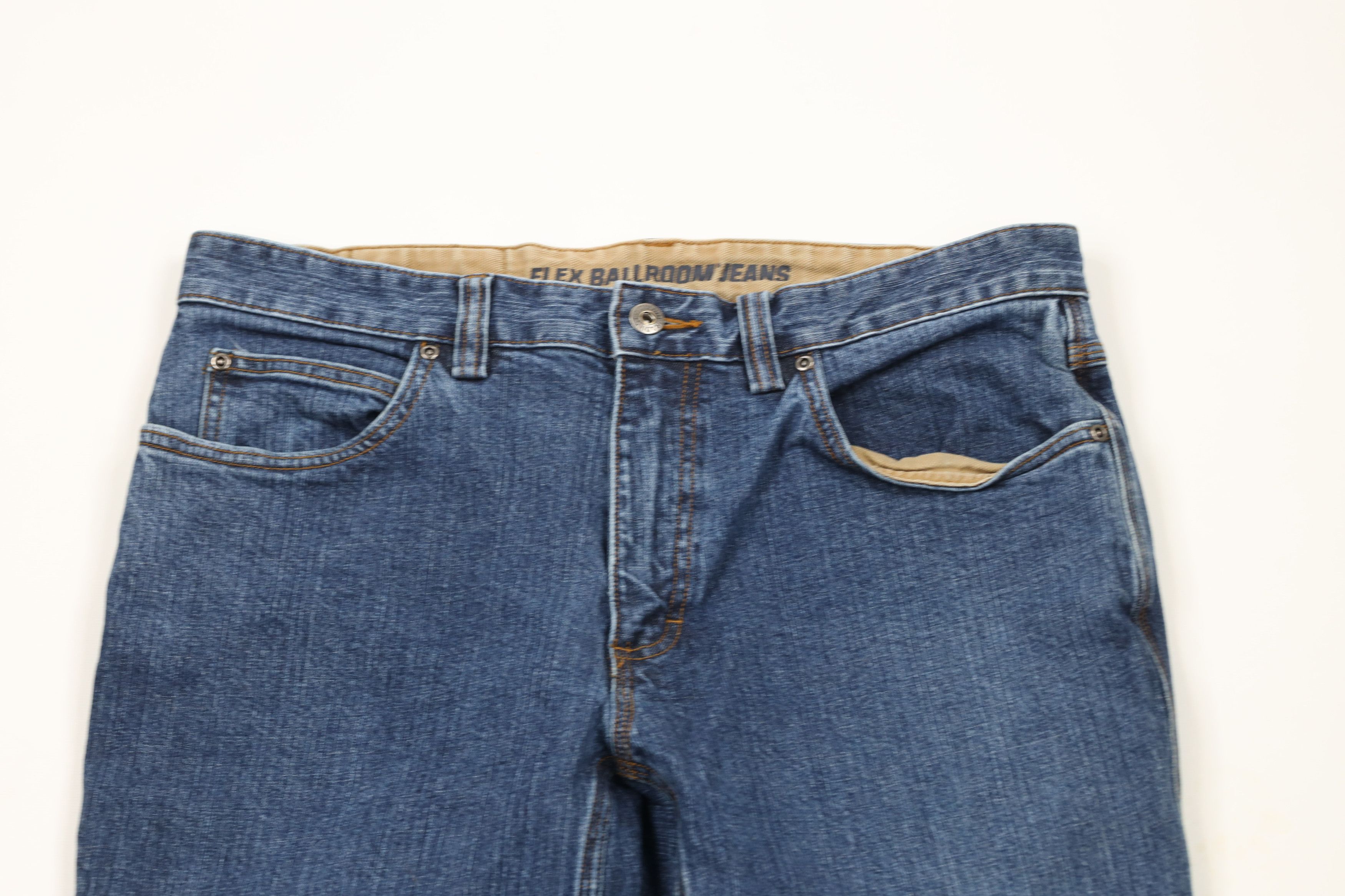 Duluth Trading Company × Vintage Duluth Trading Co Fit Flex Ballroom Workwear Denim Jeans Size US 34 / EU 50 - 2 Thumbnail