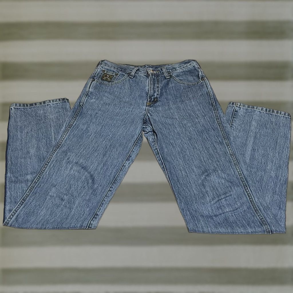 Vintage Cinch Jeans Mens Original Fit 30x38 Blue Denim Western Belt Loops 5-Pocket Medium Wash Slim Straight Vintage: No Mens Size US 30 / EU 46 - 1 Thumbnail
