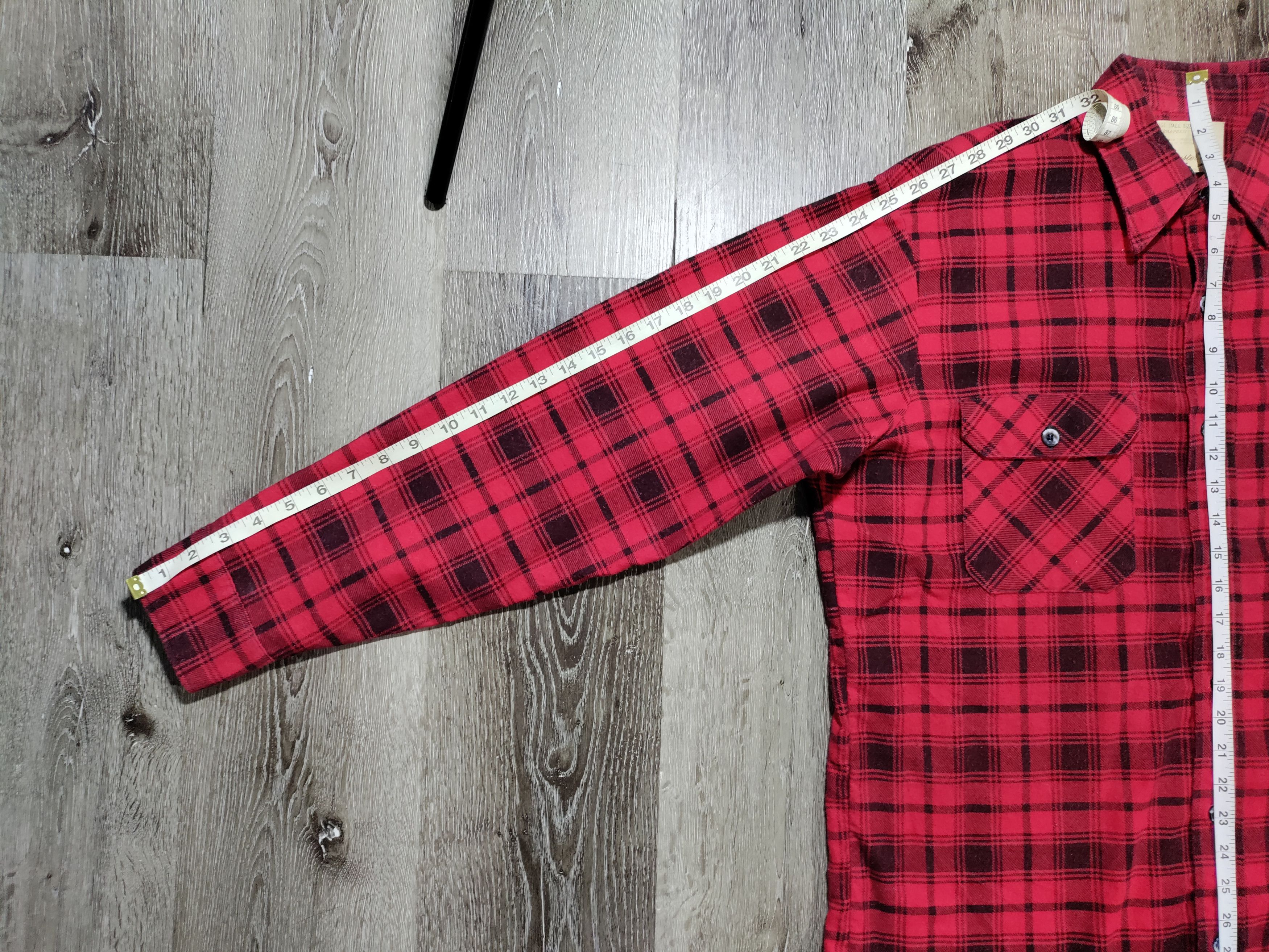 Fieldmaster Vintage Field Master Mens Flannel Shirt Size US L / EU 52-54 / 3 - 4 Thumbnail