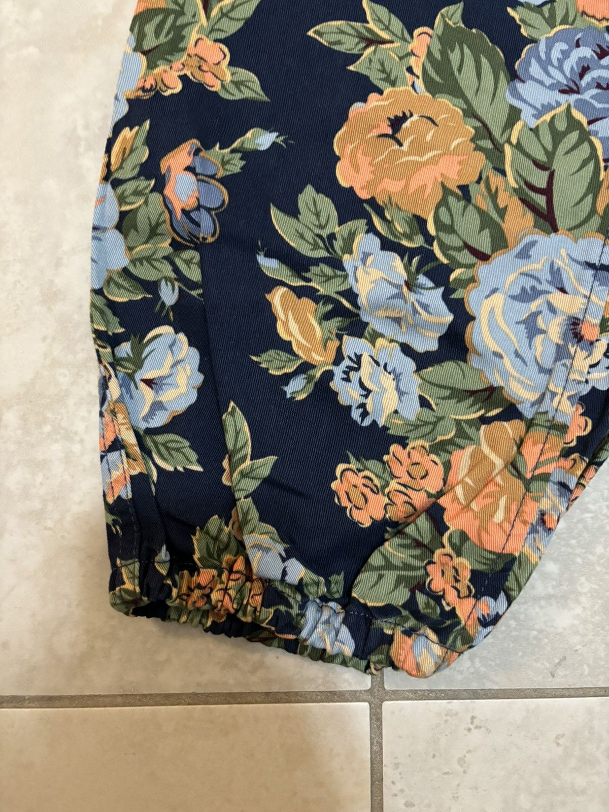 Supreme rare new w/tags FW 2014 Supreme Floral Flower navy pants Size US 30 / EU 46 - 12 Thumbnail