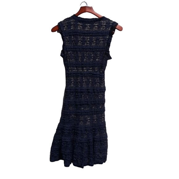 Vintage Vtg 90s Witchy Lolita Grunge Black Lace Dress Sz M Stretch B Size M / US 6-8 / IT 42-44 - 6 Thumbnail