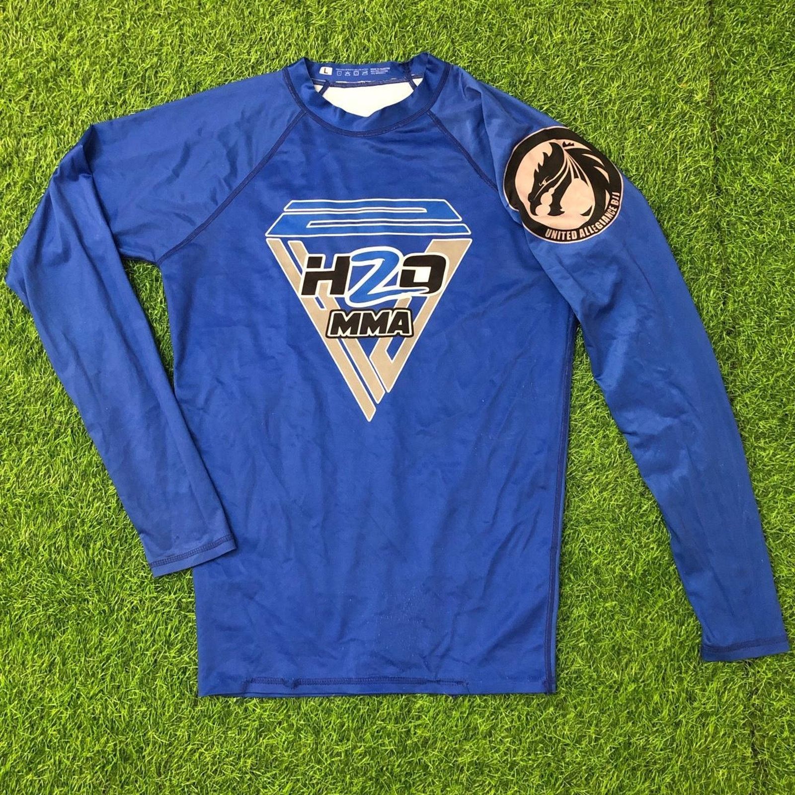 Other Blue Athletic H20 MMA Long-Sleeve Graphic Workout Shirt Size US L / EU 52-54 / 3 - 1 Thumbnail