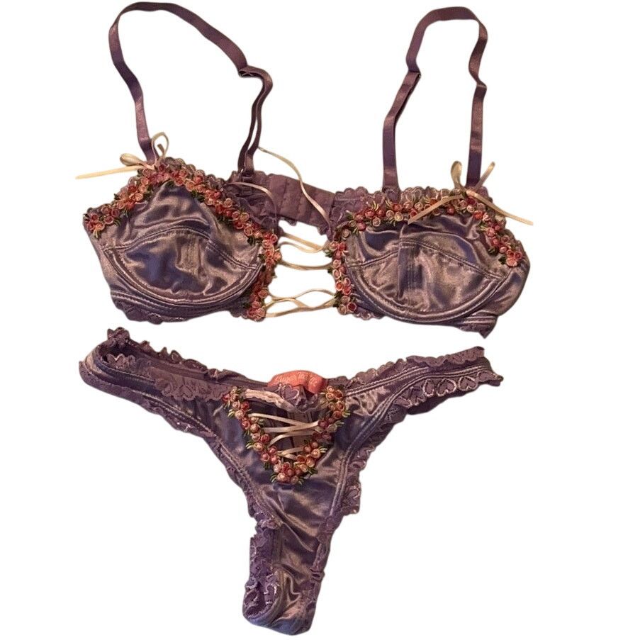Dolls Kill Dolls kill Sugar Thrillz Lingerie Set Bra/Panty Size: XXS Size ONE SIZE - 2 Thumbnail