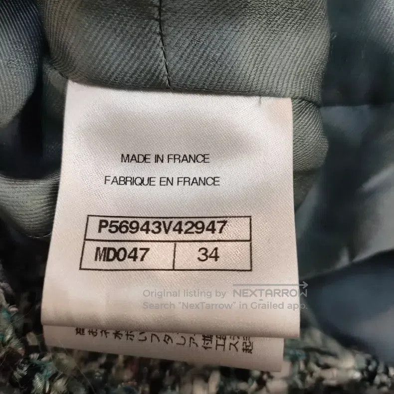Other Chanel Tassel-edged double-row beveled blue-gray coat Size XXS / US 00 / IT 34 - 5 Thumbnail