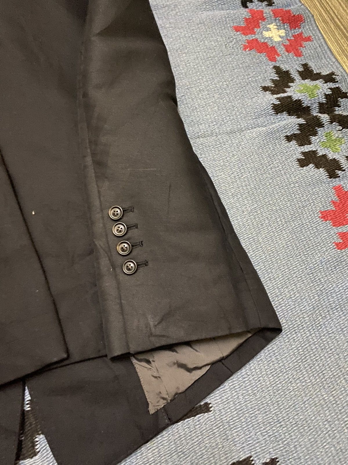 Julius Julius AW 07 'UNTITLED' Cotton Ramie Tailored BlazerJacket Size US S / EU 44-46 / 1 - 6 Thumbnail