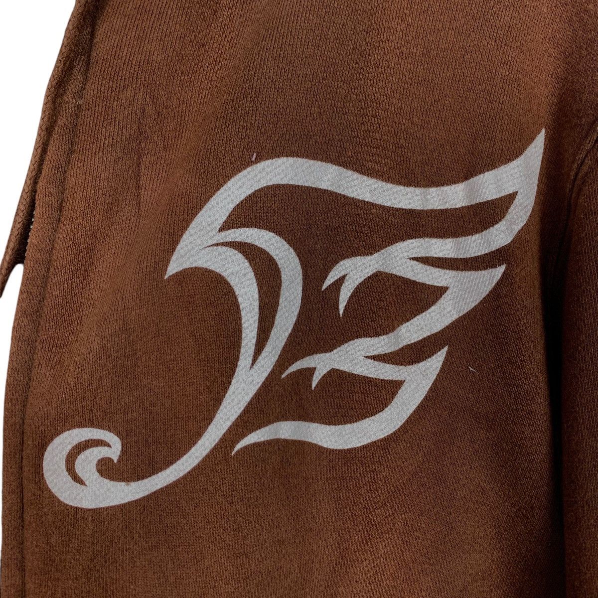 Japanese Brand HAYABUSA PHOENIX STORY Big Logo Zipper Hoodies #1614-C72 Size US M / EU 48-50 / 2 - 13 Thumbnail