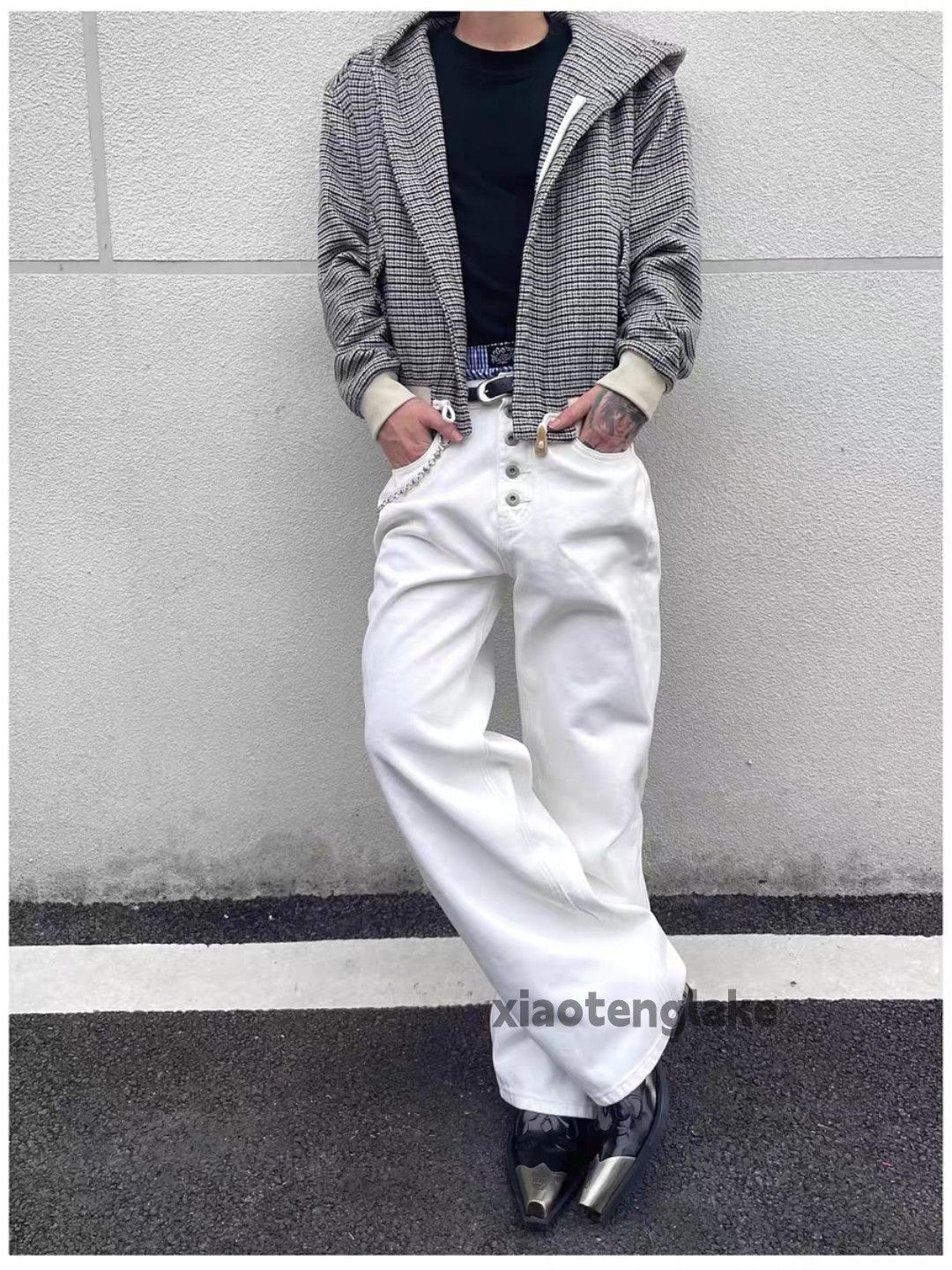 Jean Unisex utility loose baggy yuppie y2k cleanfit pants Size US 34 / EU 50 - 8 Thumbnail