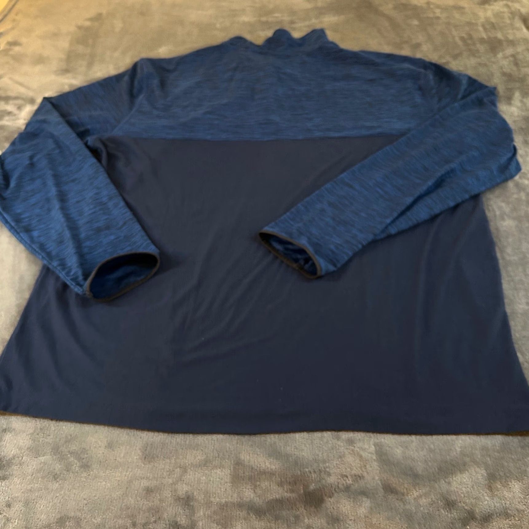 Vintage GapFit Pullover Activewear Top Sweatshirt Long Blue Mens XXL Knit Moisture Wicking Athletic Performance Shoes? Size US XXL / EU 58 / 5 - 4 Thumbnail