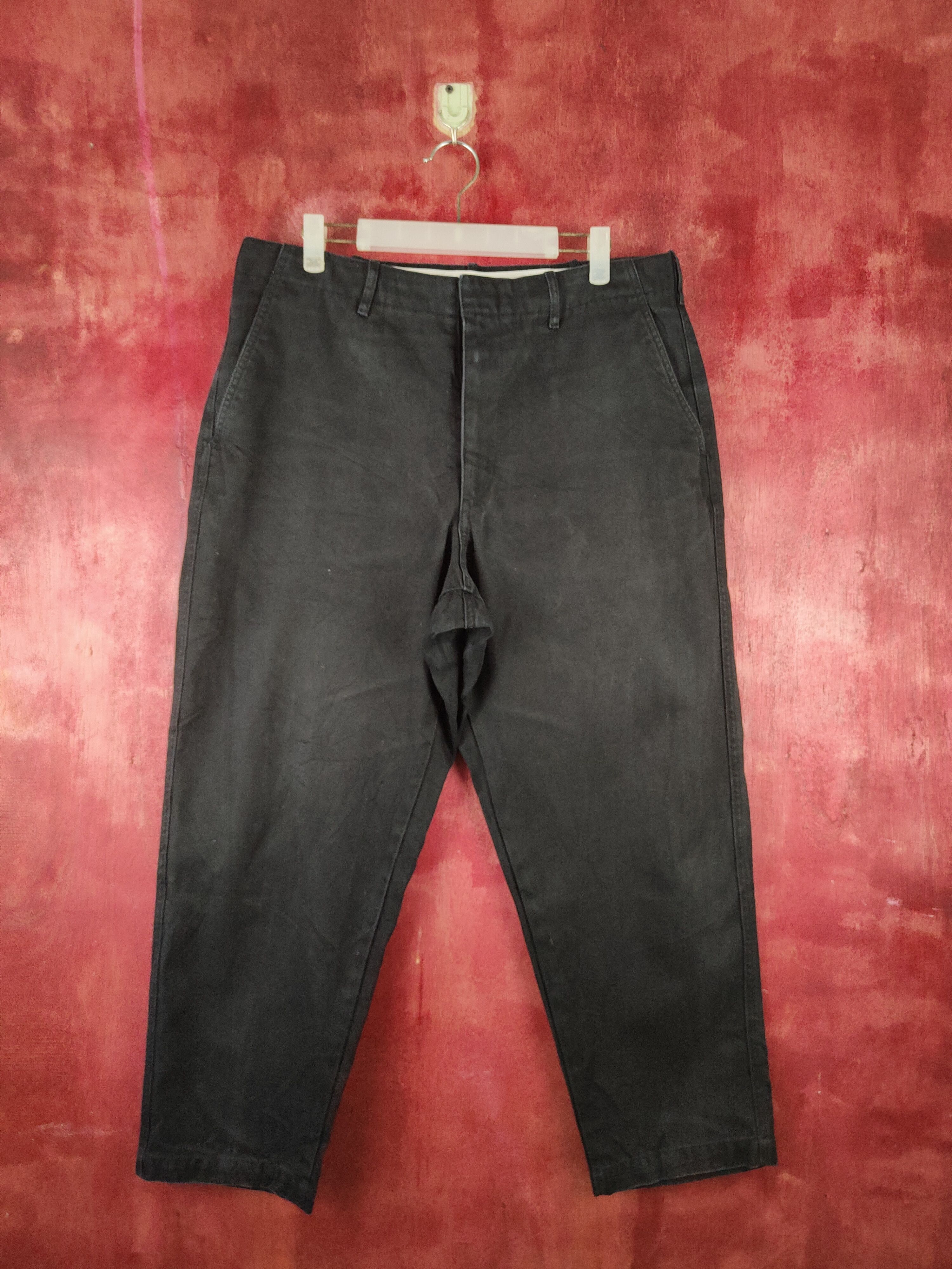 Undercover × Uniqlo UNDERCOVER x UNIQLO Black Baggy Trousers Pants N#S013 Size US 34 / EU 50 - 1 Thumbnail