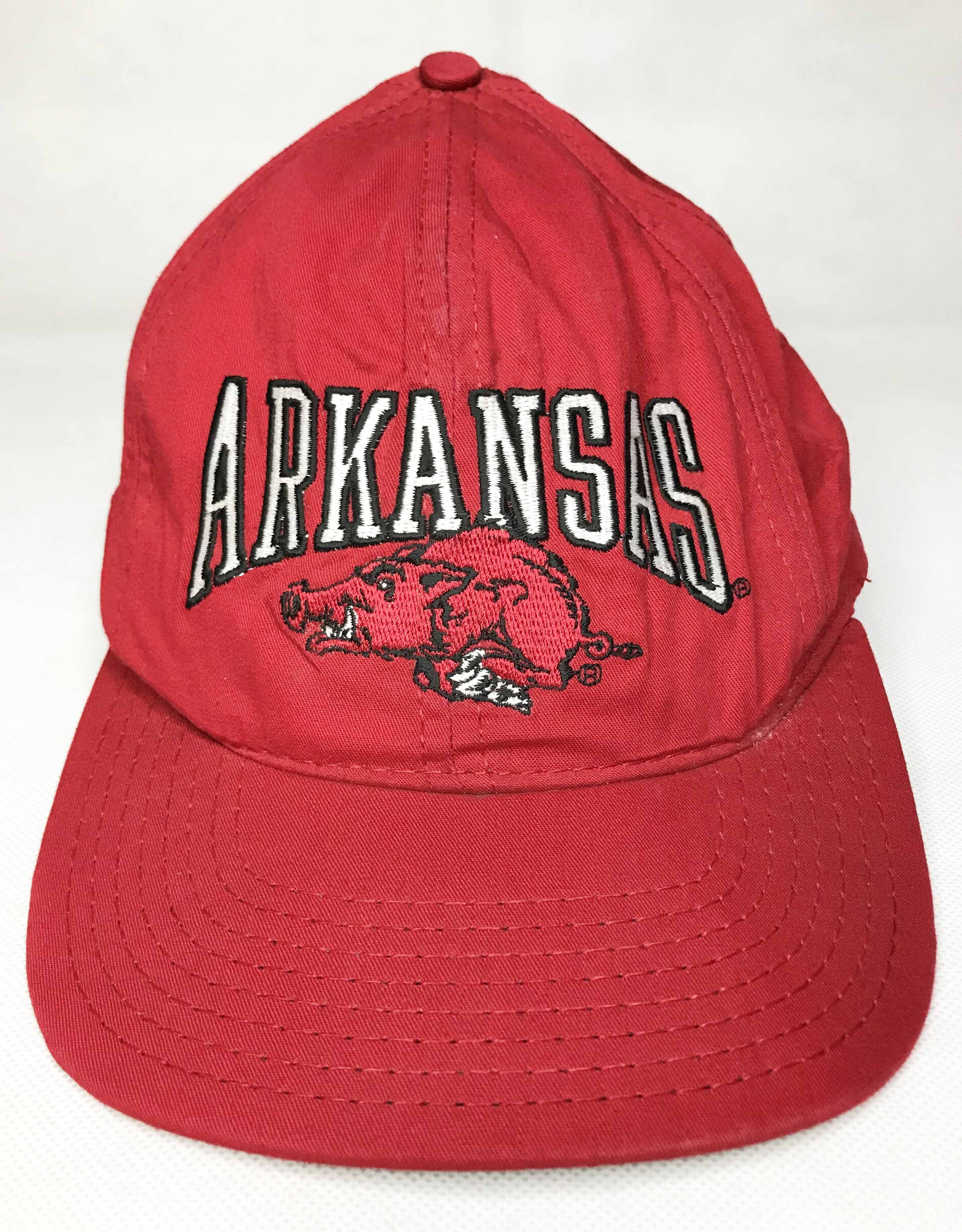 NCAA × Vintage Vintage Arkansas Razorbacks NCAA Football Snapback Cap Size ONE SIZE - 1 Thumbnail