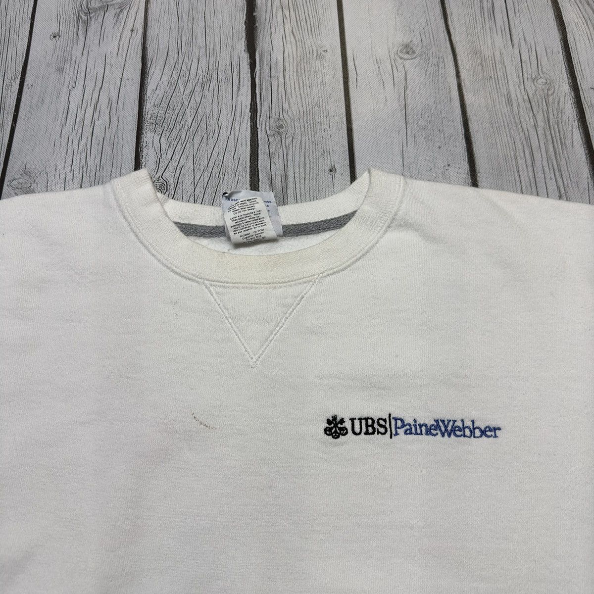 Champion × Vintage Vintage UBS sweatshirt Size US L / EU 52-54 / 3 - 3 Thumbnail