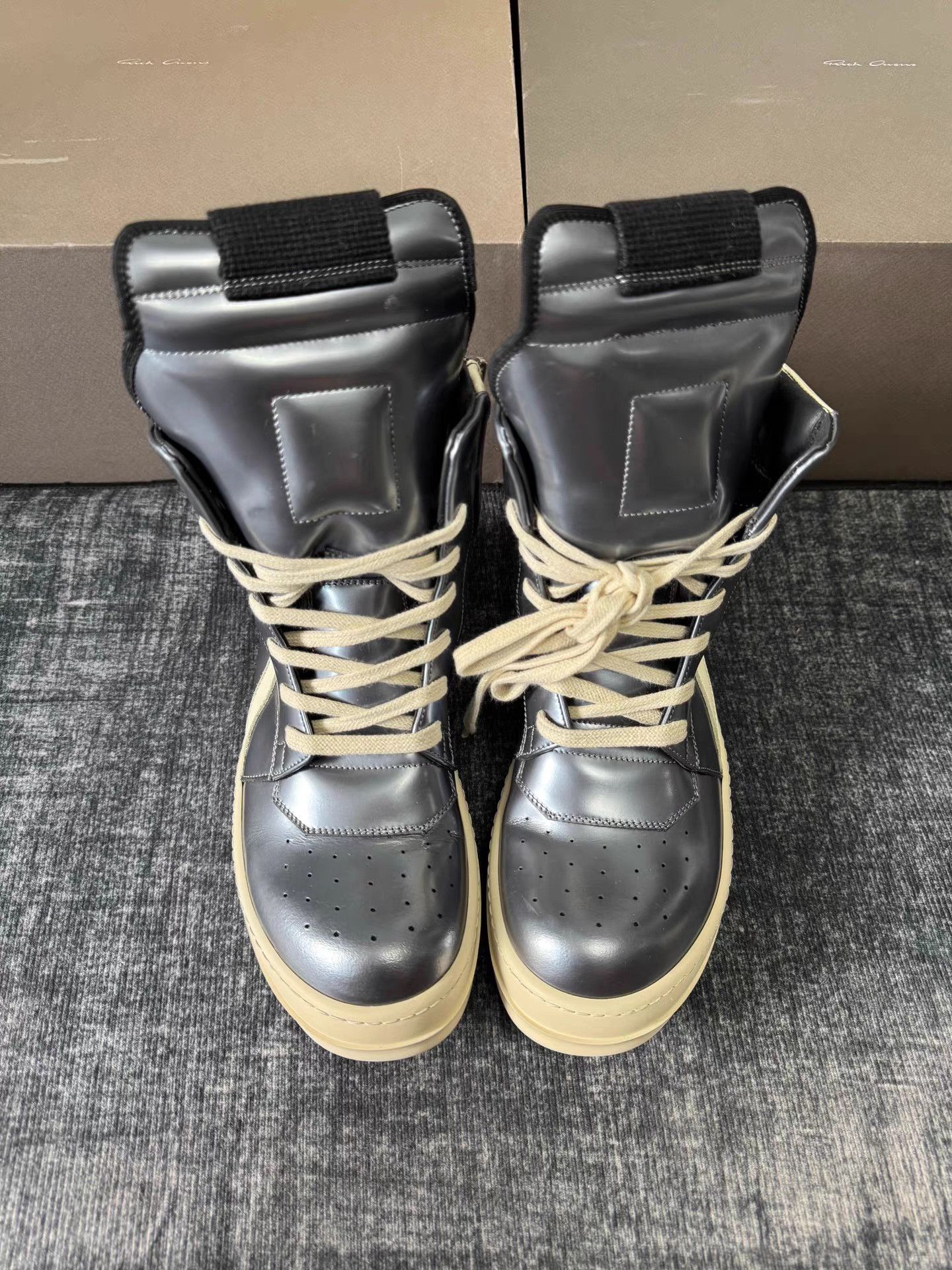 Rick Owens Rick Owens Mainline Mirror Triangle Sneakers Size US 7 / IT 37 - 5 Thumbnail