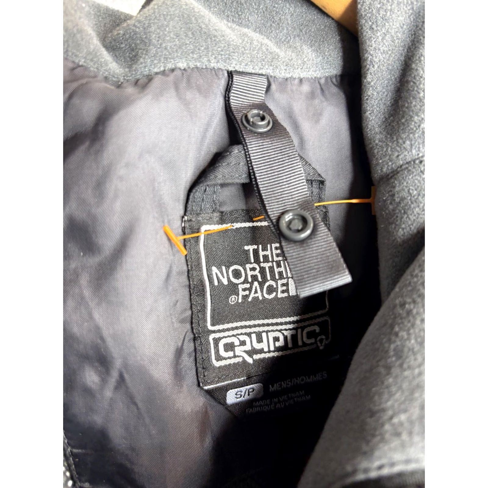 The North Face VINTAGE? No. The North Face Cryptic Ski Jacket Mens S Gray Plaid Hooded Insulated DryVent Recco Size US S / EU 44-46 / 1 - 3 Thumbnail