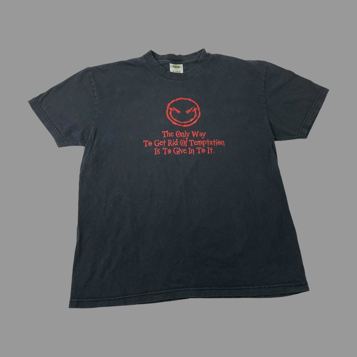 Vintage Vintage 90s slogan t shirt Size US XL / EU 56 / 4 - 1 Thumbnail