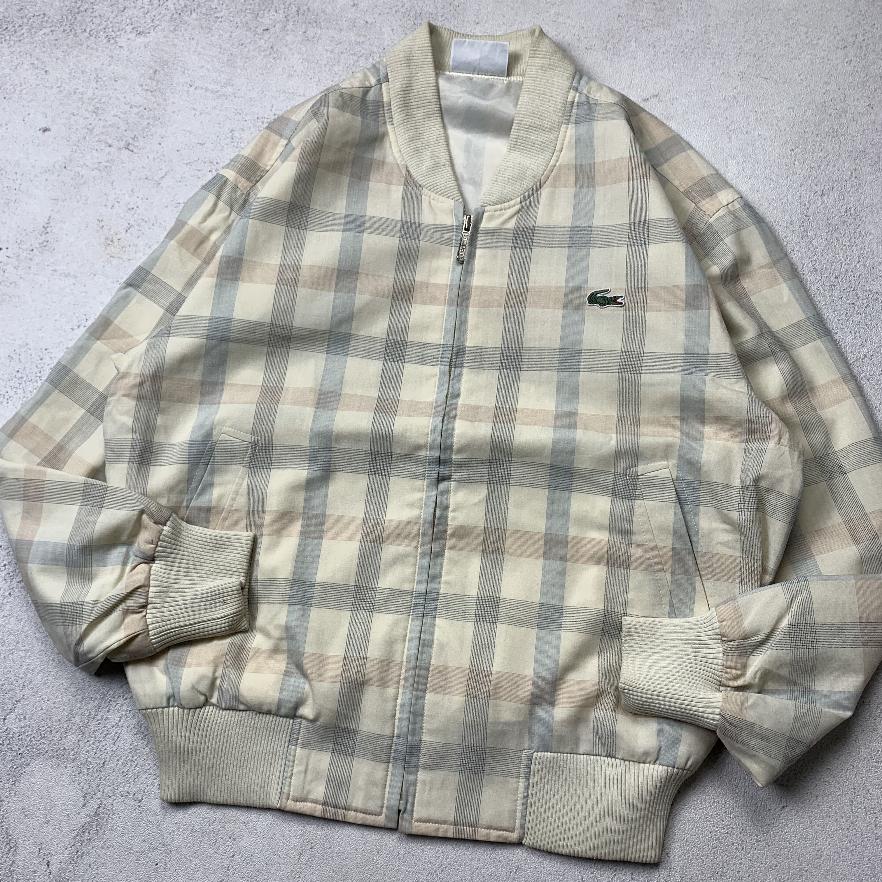 Lacoste Vintage Lacoste Bomber Plaid Jacket Size US M / EU 48-50 / 2 - 2 Thumbnail