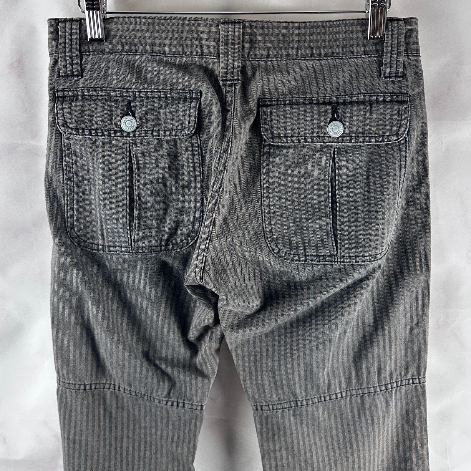 Hysteric Glamour Grey Striped Front Pocket Pants Size US 29 - 7 Thumbnail