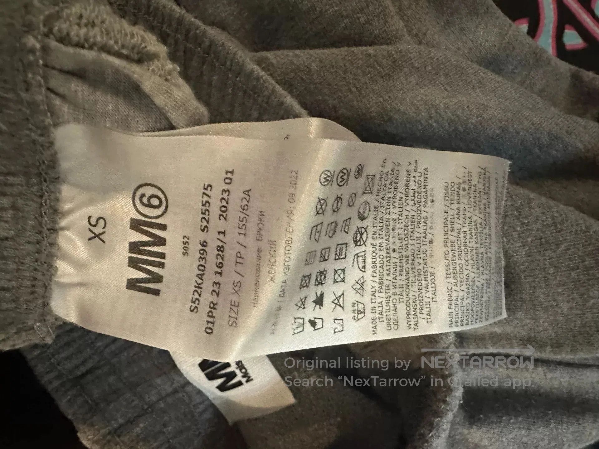 MM6 gray MM6 Maison Margiela sweatpants. Size 23" - 4 Thumbnail