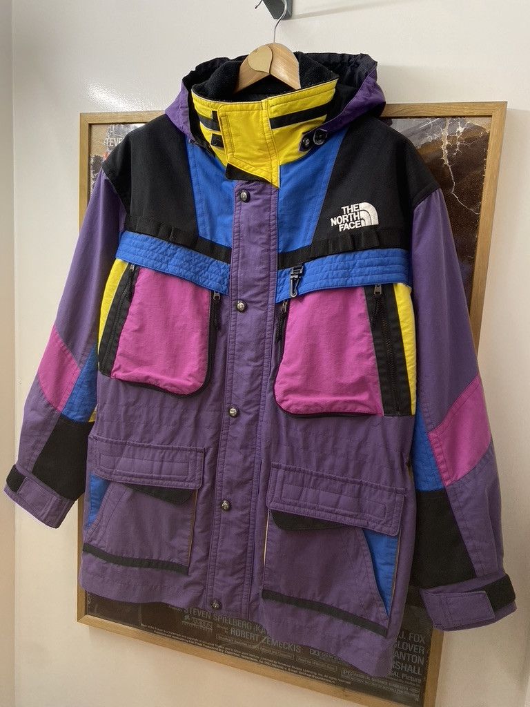 The North Face 90s The North Face Skiwear Multi Colourblock Parka Jacket Size US XL / EU 56 / 4 - 4 Thumbnail