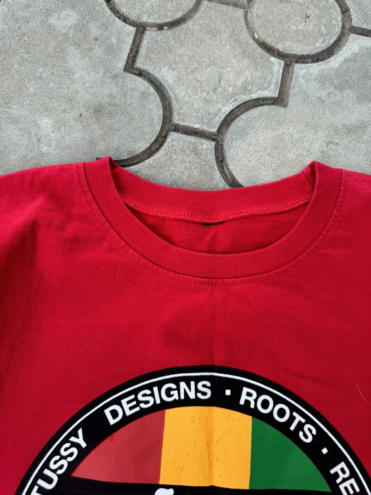 Stussy × Vintage Vintage Stussy Roots Big Logo Tee Shirt USA Size US M / EU 48-50 / 2 - 3 Thumbnail
