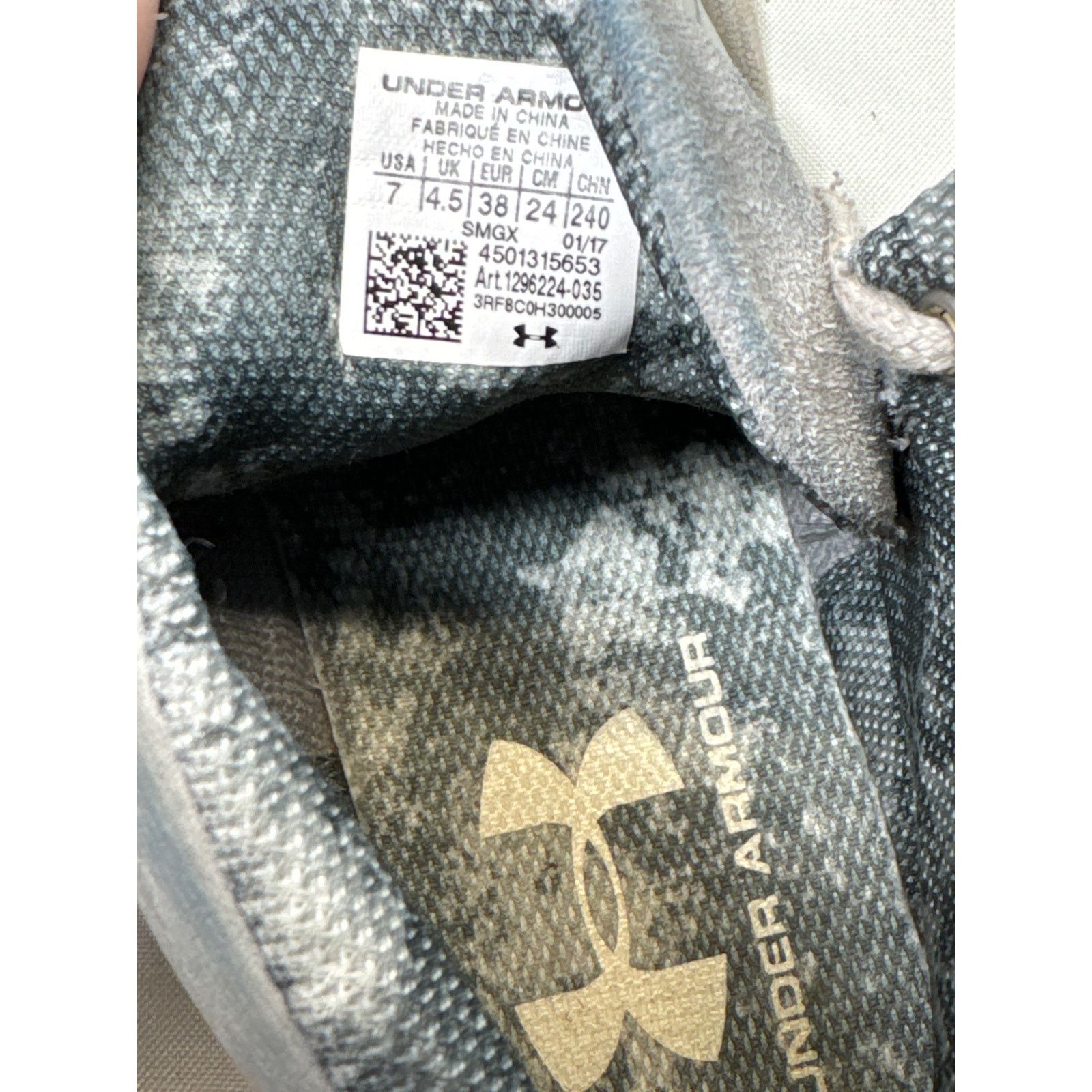 Under Armour Under Armour Gray Leather Suede Sneaker women sz 7 Size US 7 / IT 37 - 6 Thumbnail